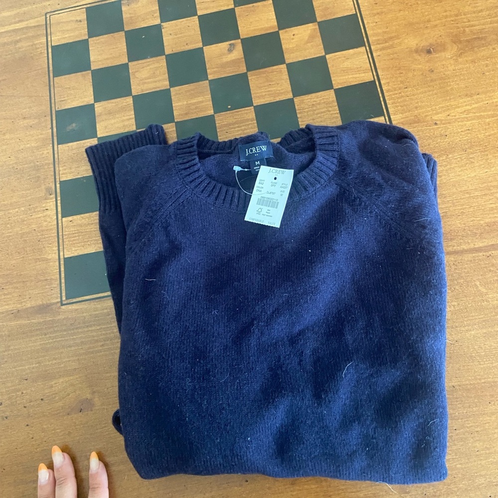 Never worn mens medium navy blue sweater